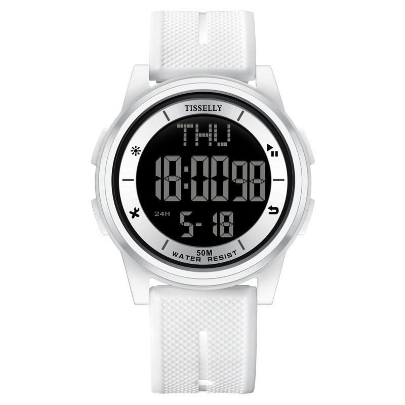 Simple Luminous Waterproof Montre électronique multifonctionnelle