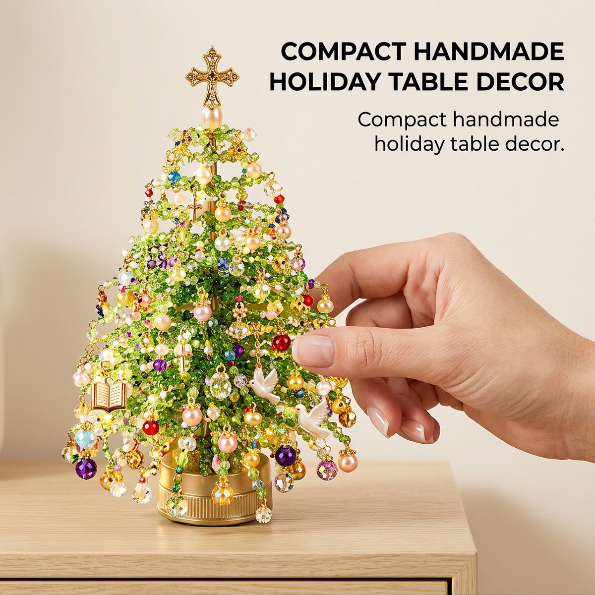 Bricolage perlé de sapin de Noël KitFormes librement personnalisables