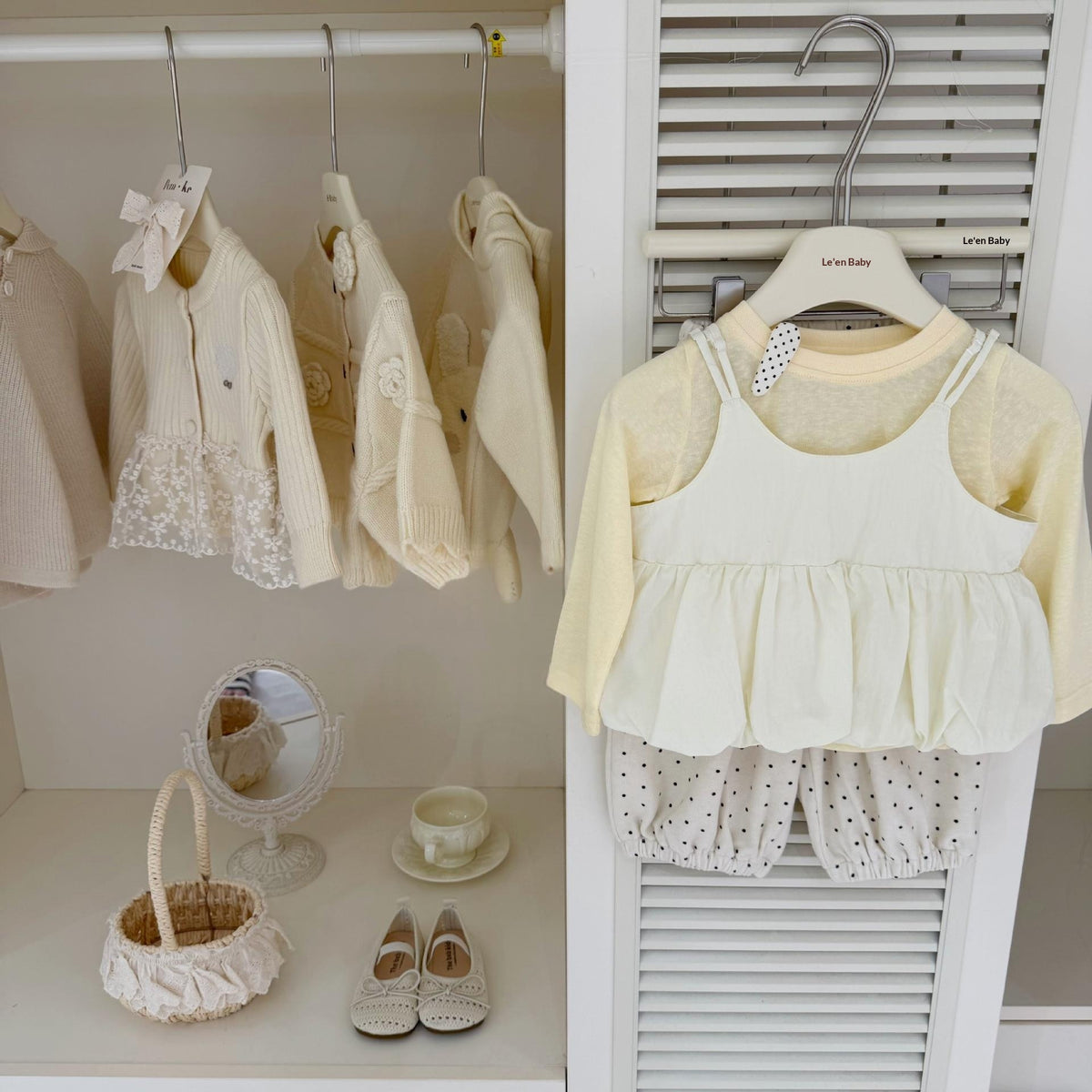 Camisole de bas et pantalons de trois pièces pour femmes