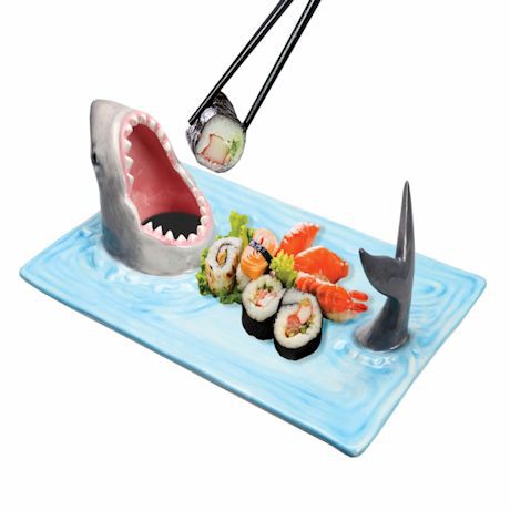 Internet Celebrity Seaside Shark Plaque céramique Dumpling Plate Repas Cuisine Décoration Sush