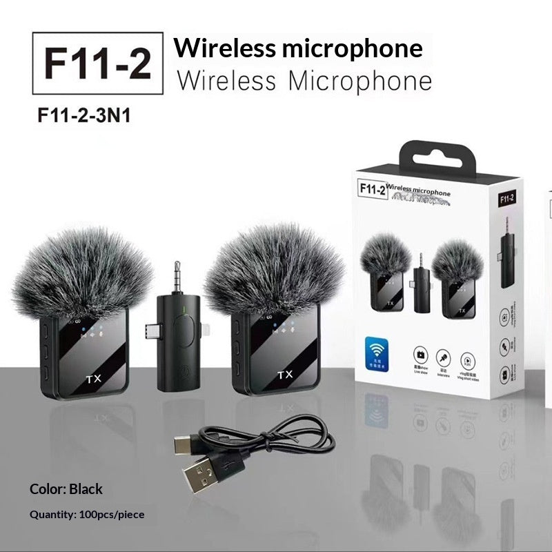 Wireless Live Broadcast Mini Lavalier Microphone