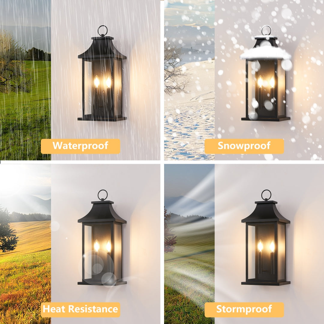 Lanterne extérieure 2 lumières