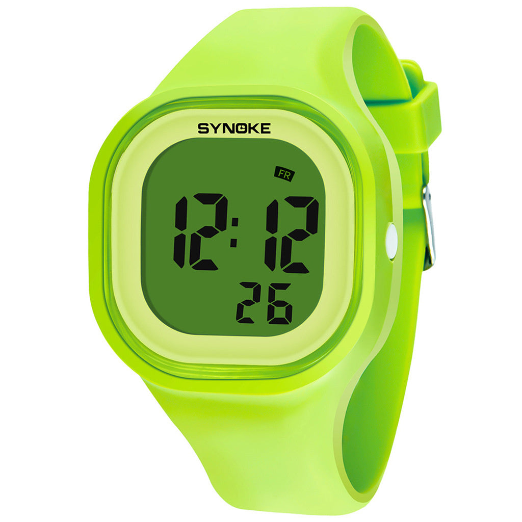 Homme et femme Étudiante Montre électronique Femme Imperméable