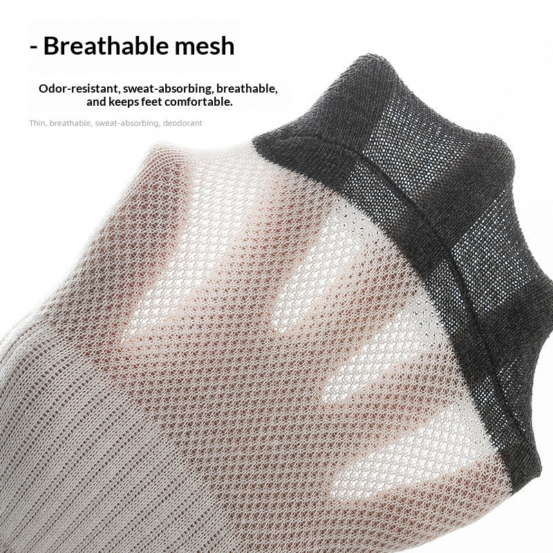Chaussettes en coton pur court d'été pour adolescents