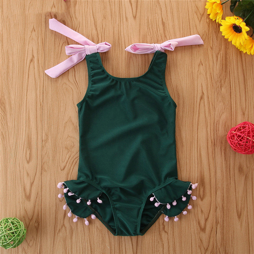 Maillot de bain de fille d'été costume Fashion Girl couleur matching maillot de bain