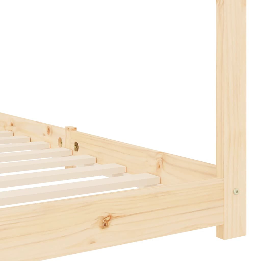 Lit pour enfants Cadre en bois de pin massif Cadre en bois de pin massif