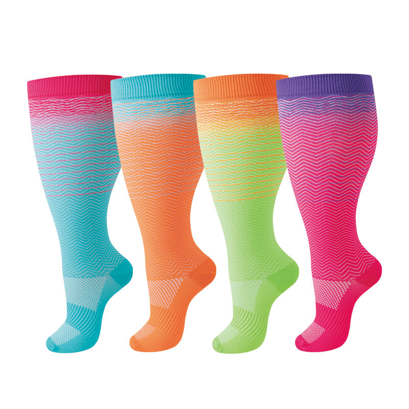 Chaussettes à compression de plus grande taille