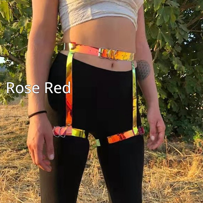 Anneau de jambe et accessoires de ceinture colorés