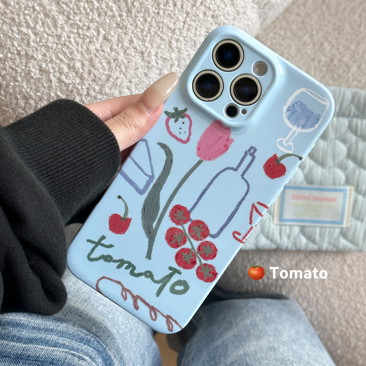 Art Tomato Illustration All-Inclusive Phone Case