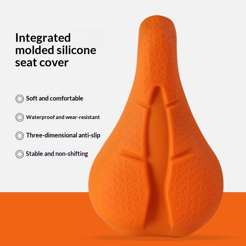 Couverture de selle de vélo ultra-douce pour prévenir la douleur de cul