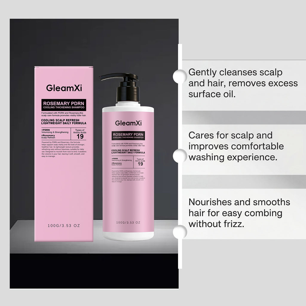 Shampooing rafraîchissant au romarin Gleamxi
