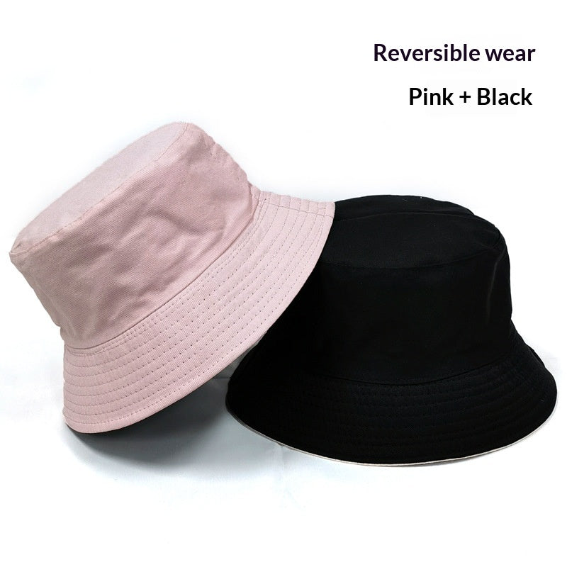 En stock Chapeau de pêcheur double face avec impression en option ou broderie