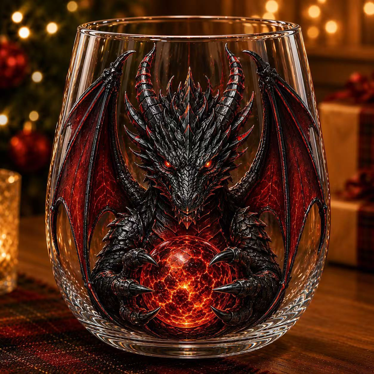 Dragon Spirit Treasure Pearl Illusion-Color Craft Cup