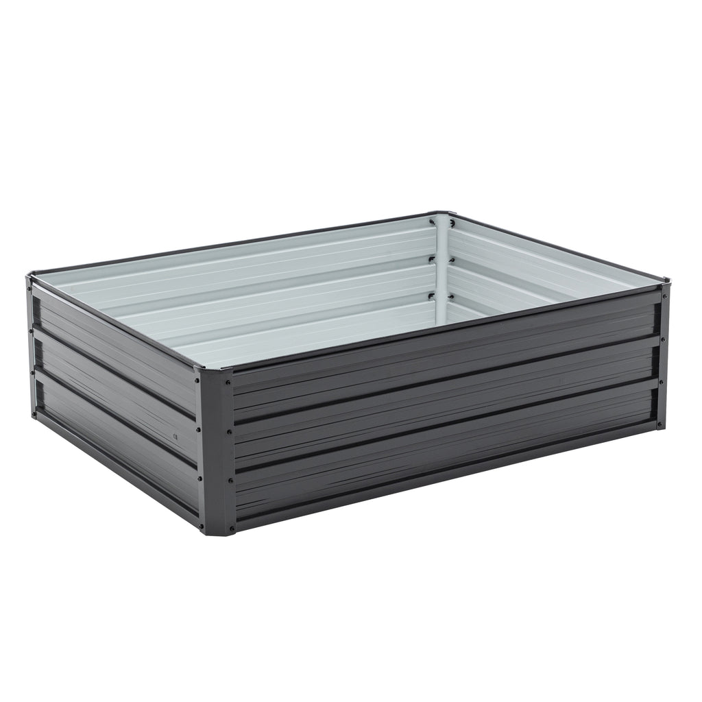 4x3x1ft Lit de jardin surélevé en métal