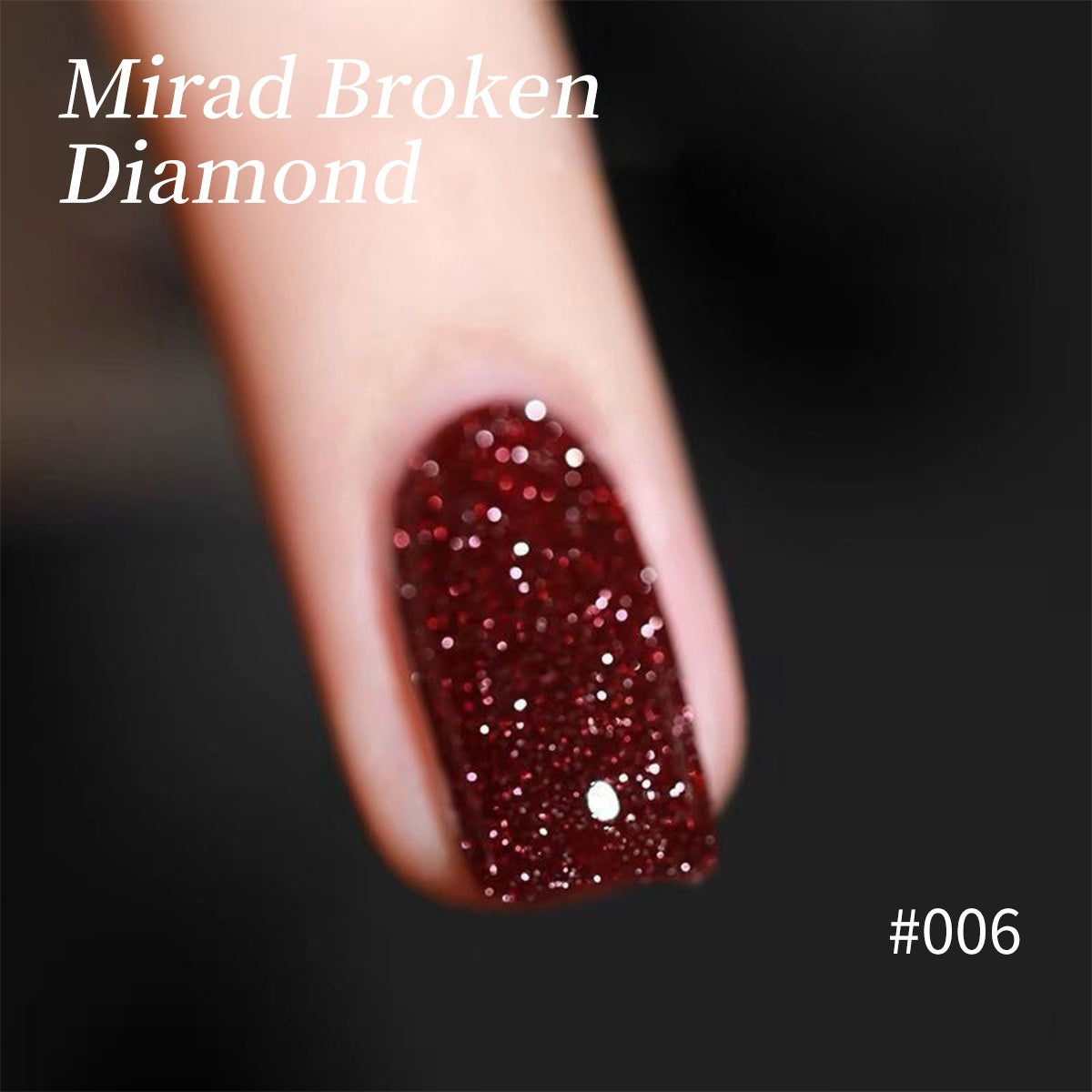 Flashy Reflective Nightclub style Glitter Gel de ongles