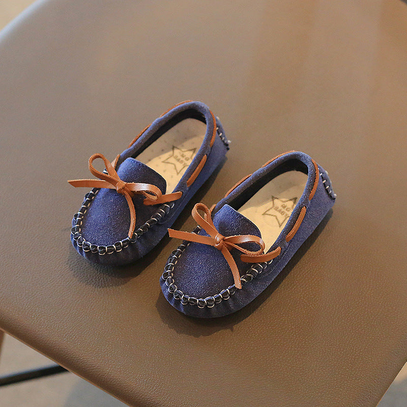 Mode bébé fille mignon simple couche chaussures Soft Bottom