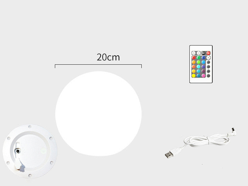 Led Lumières de boule lumineux extérieur étanche lumières colorées pelouse de boule lumineuse jardin Floo