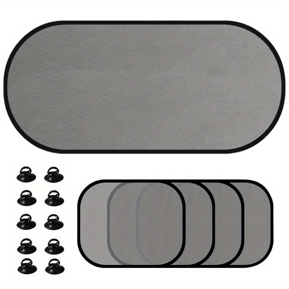 Fenêtre latérale Sunshade Sock Screen Shade Pack de 5 blocs Rayons de soleil pour garder l'intérieur de la voiture Cool