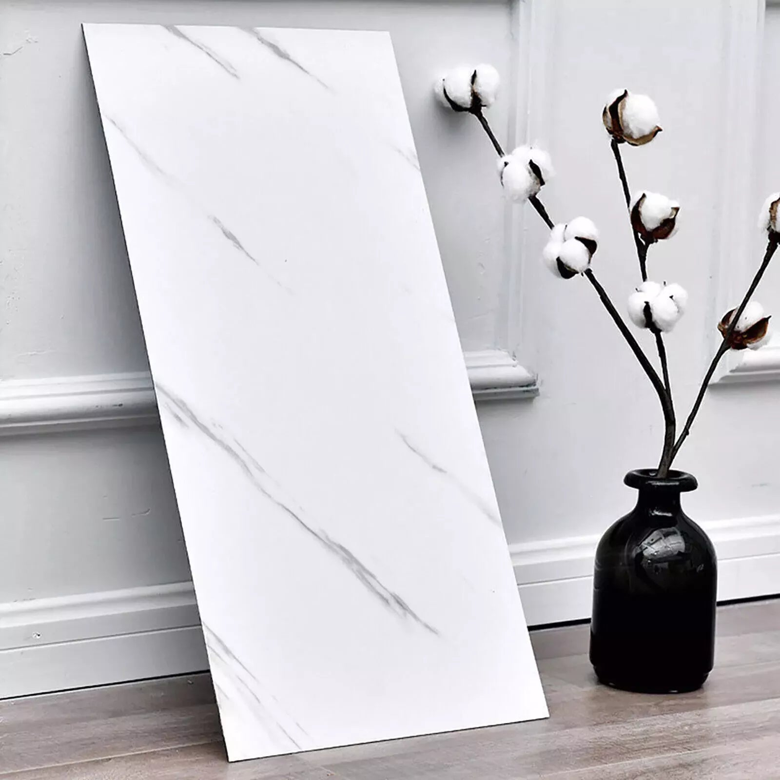 10 Stickers Carrelage en marbre autocollant pour cuisine