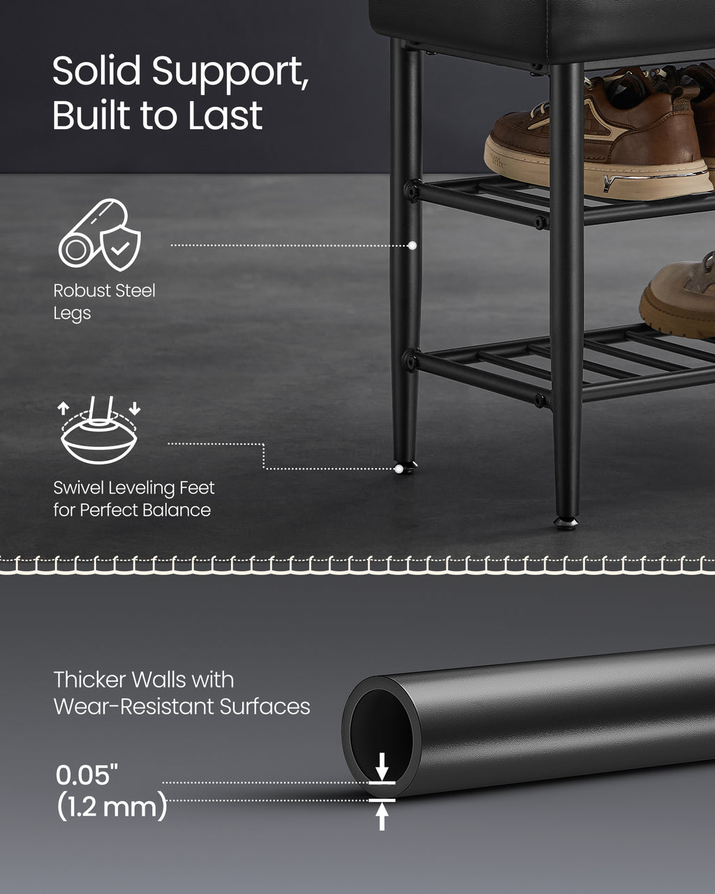 Banc de chaussures VASAGLE