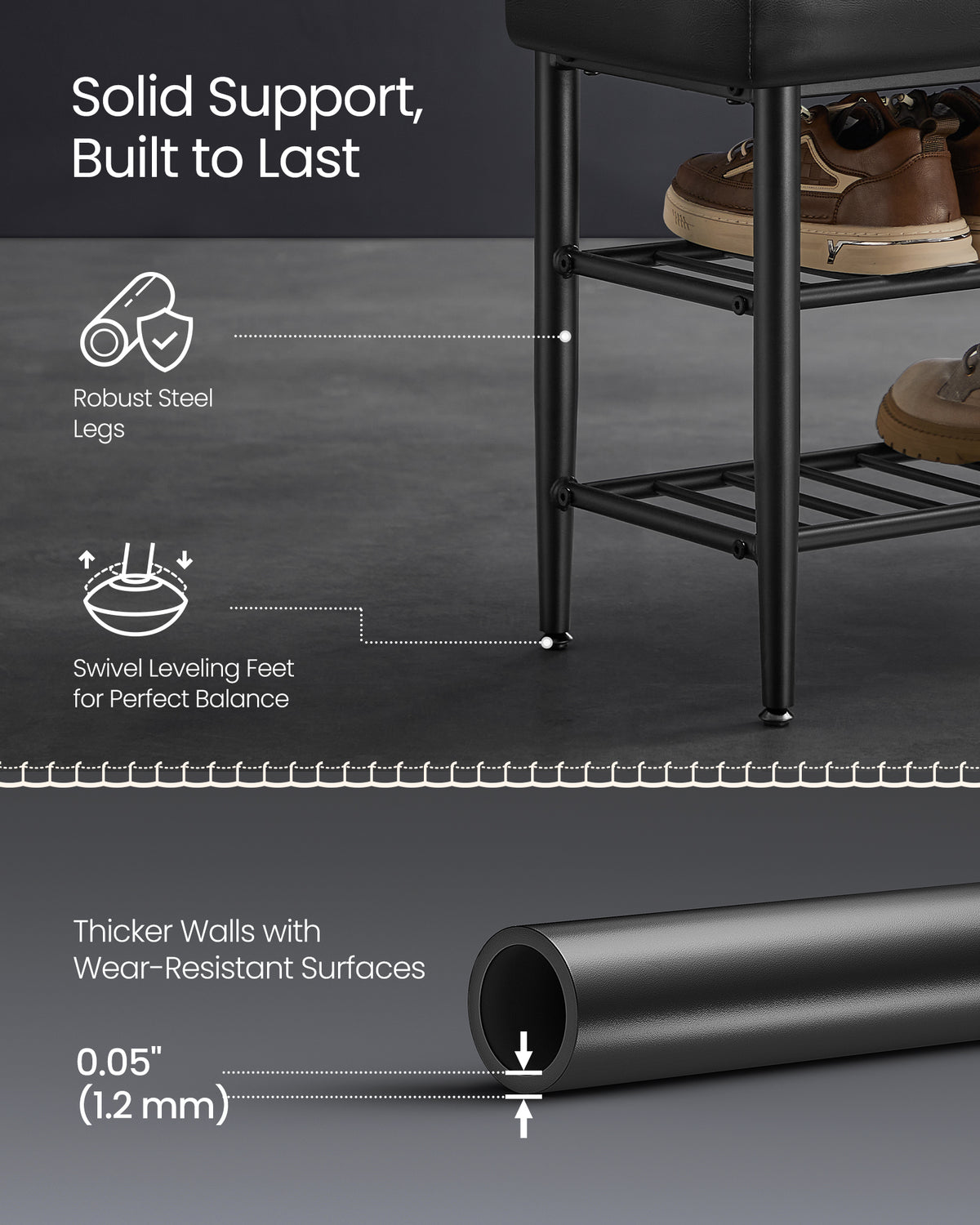 Banc de chaussures VASAGLE