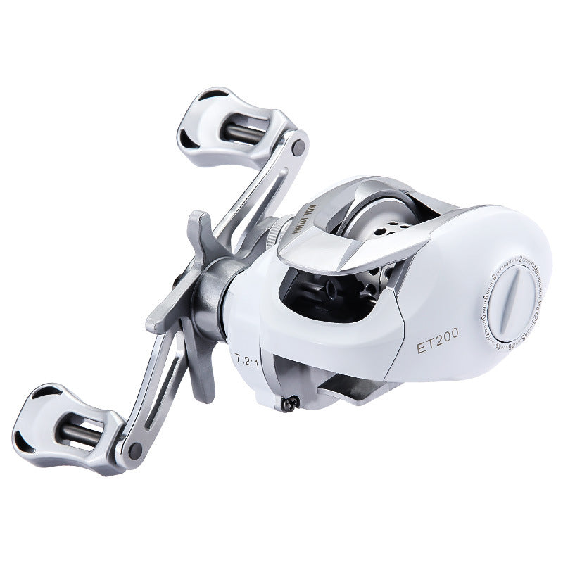 Petit blanc Micro article Bait Casting Bobine Drip roue rapport vitesse roue de pêche