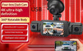 Panoramique Dash Cam Plug-and-Play Night Vision 4-Camera Reversing View