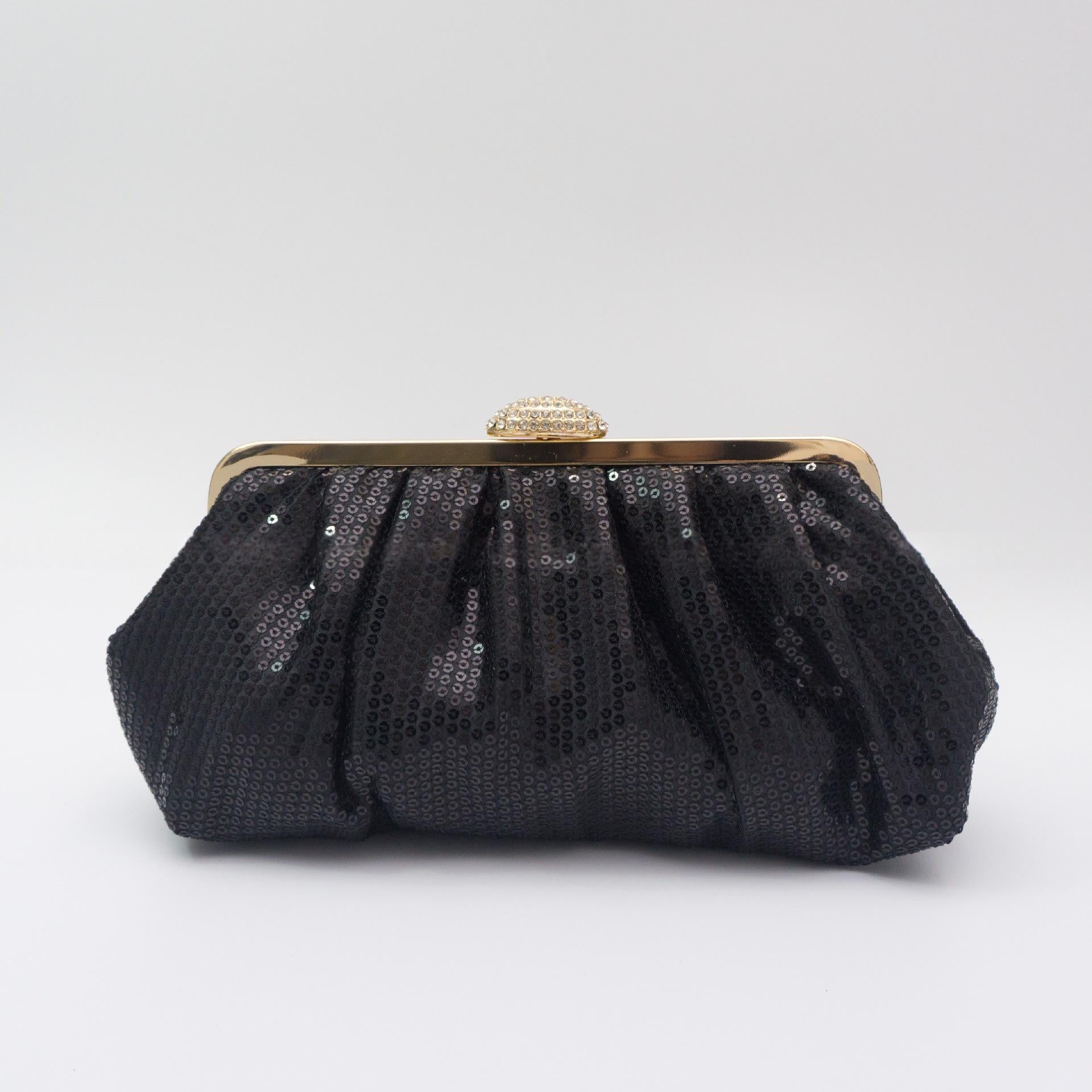 Sac d'embrayage à l'échelle de Sequin nouveau style