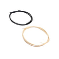 2Pcs 3.3 Pieds de guitare pré-étain fil de fer blindé Réduction du bruit Guitare unique Vintage style