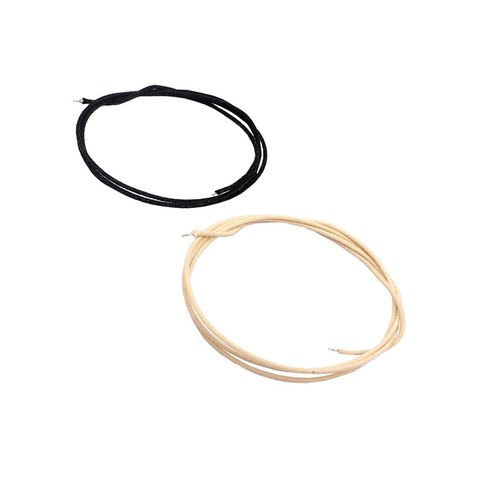 2Pcs 3.3 Pieds de guitare pré-étain fil de fer blindé Réduction du bruit Guitare unique Vintage style