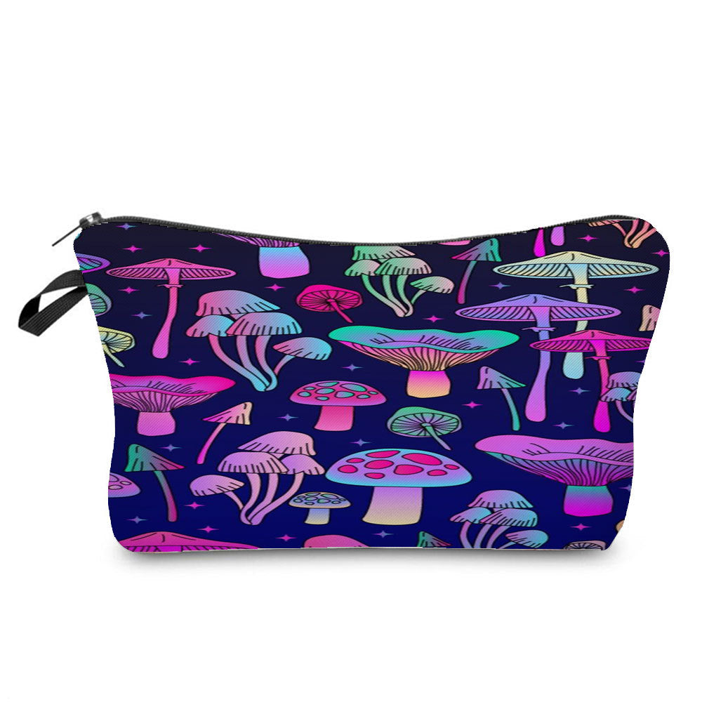 Fantasy Mushroom Pattern Mushroom Printing Sac cosmétique