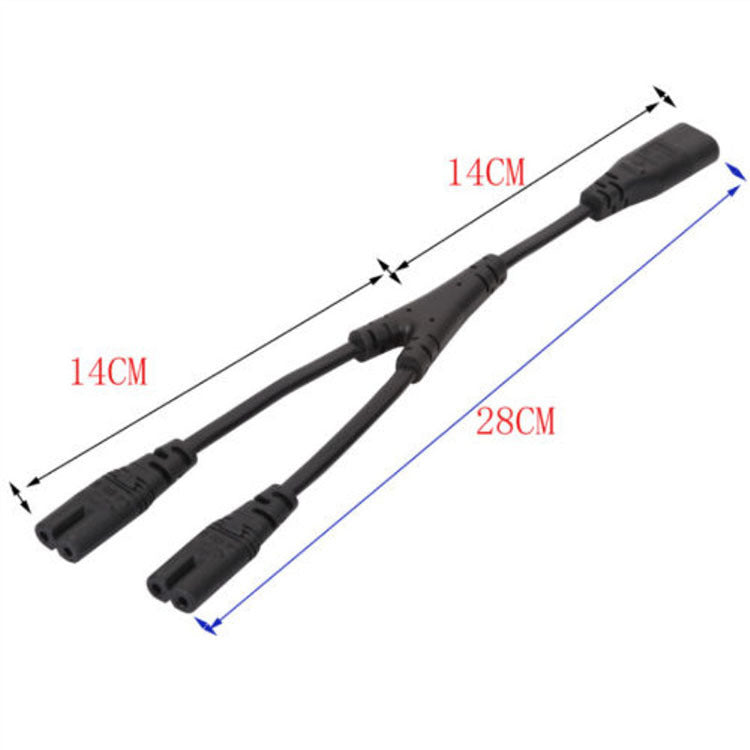 C8 connecteur mâle à C7 femelle connecteur extension un divisé dans