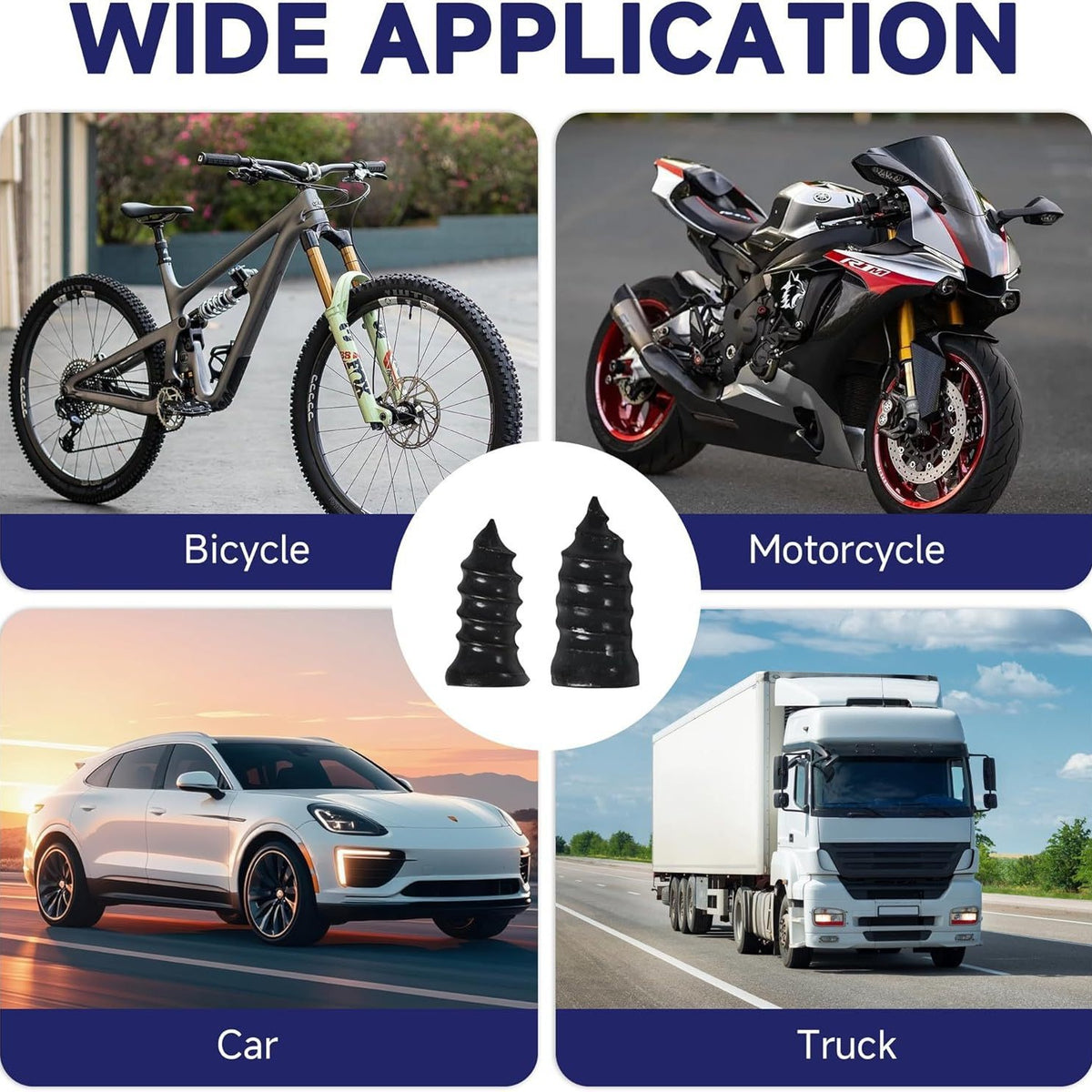 Colle Plugs Outdoor Bicycle and Car Tire Outil de réparation