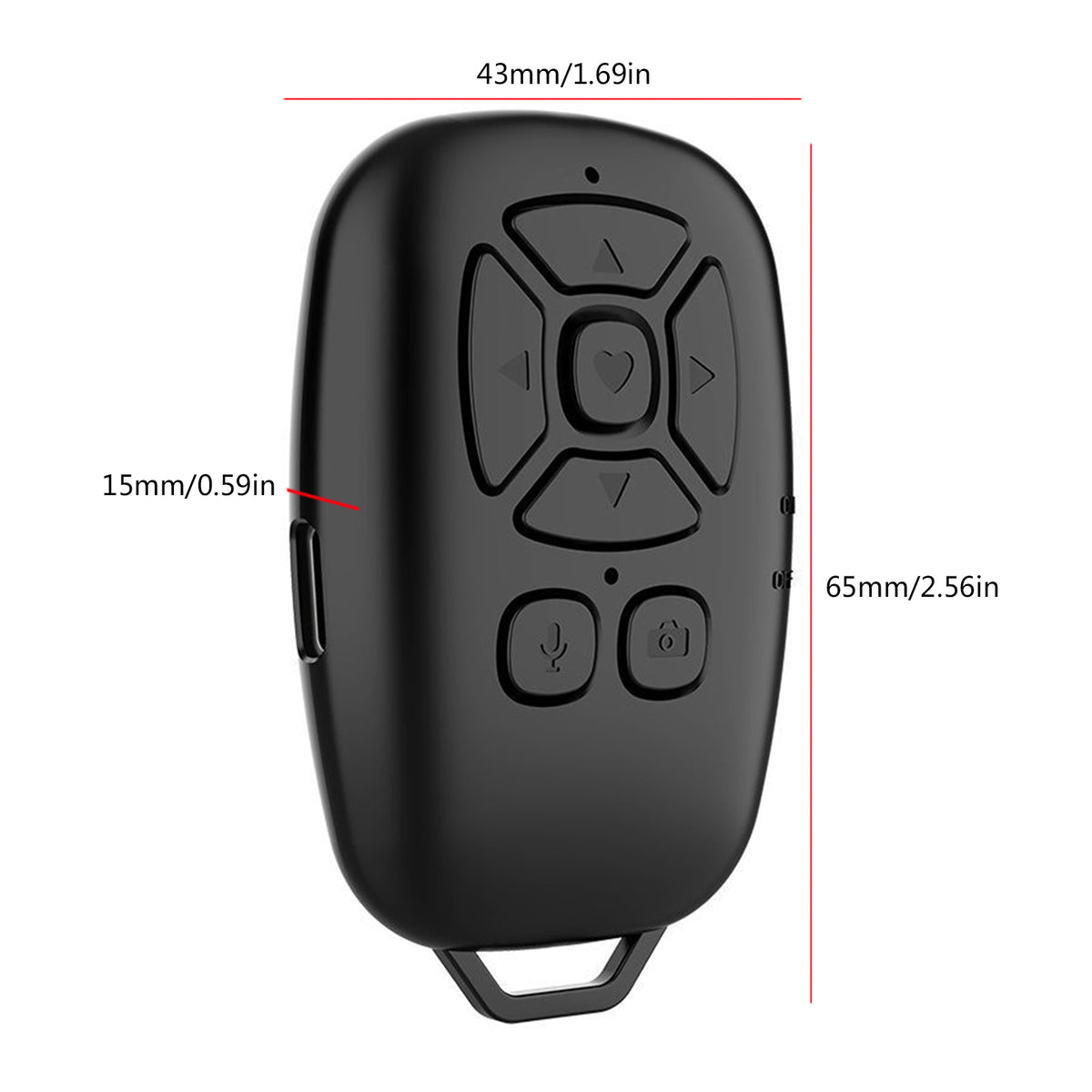 Rechargeable Multi-function Bluetooth Selfie Remote