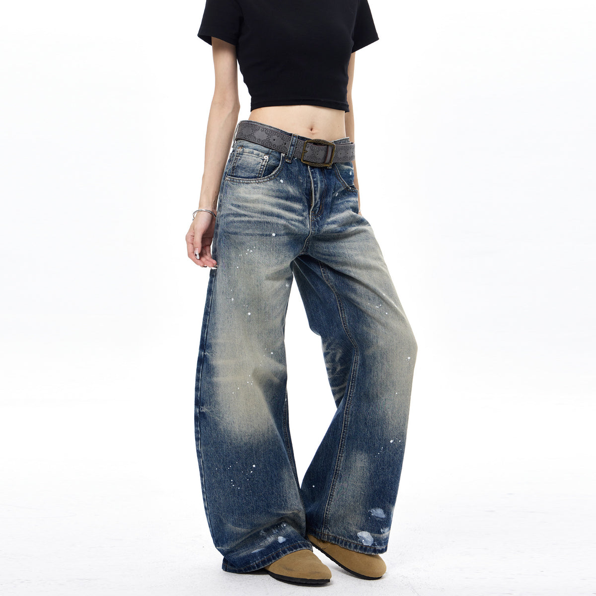 Jeans Retro Ink-Dye Denim pour hommes