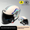 Moto de batterie pour hommes et femmes Quatre saisons Universal Sun Protection Half Helmet