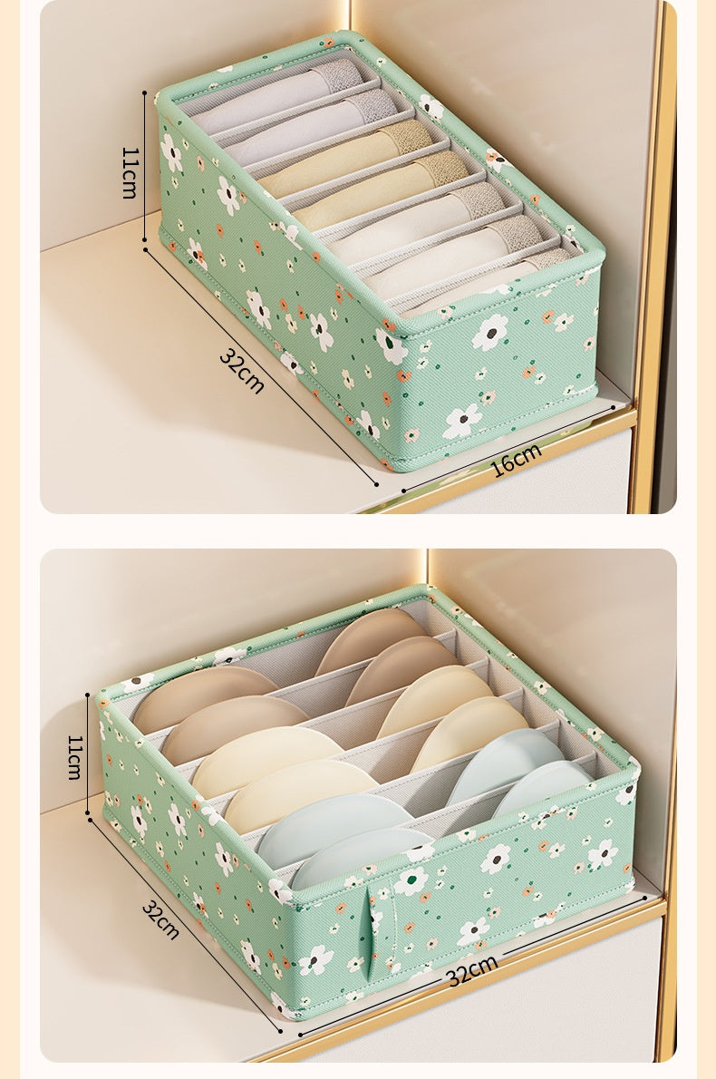 Maison multifonctionnelle Sous-vêtements Boîte de rangement Sous-vêtements Chambre Compartiment de tiroir
