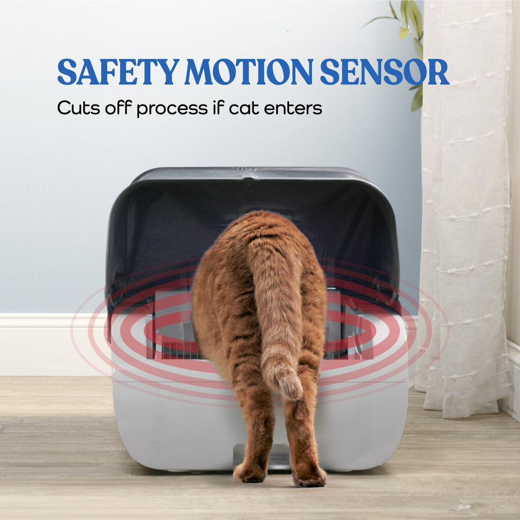 Smart Cat Litter Box Cat Litter Box Ouverture large