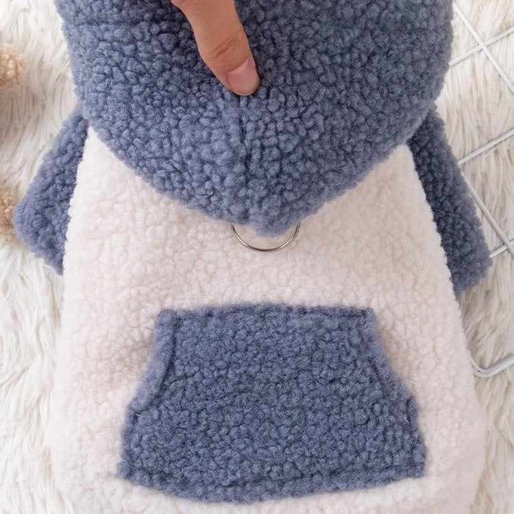 Manteau à capuche en coton, épais et chaud