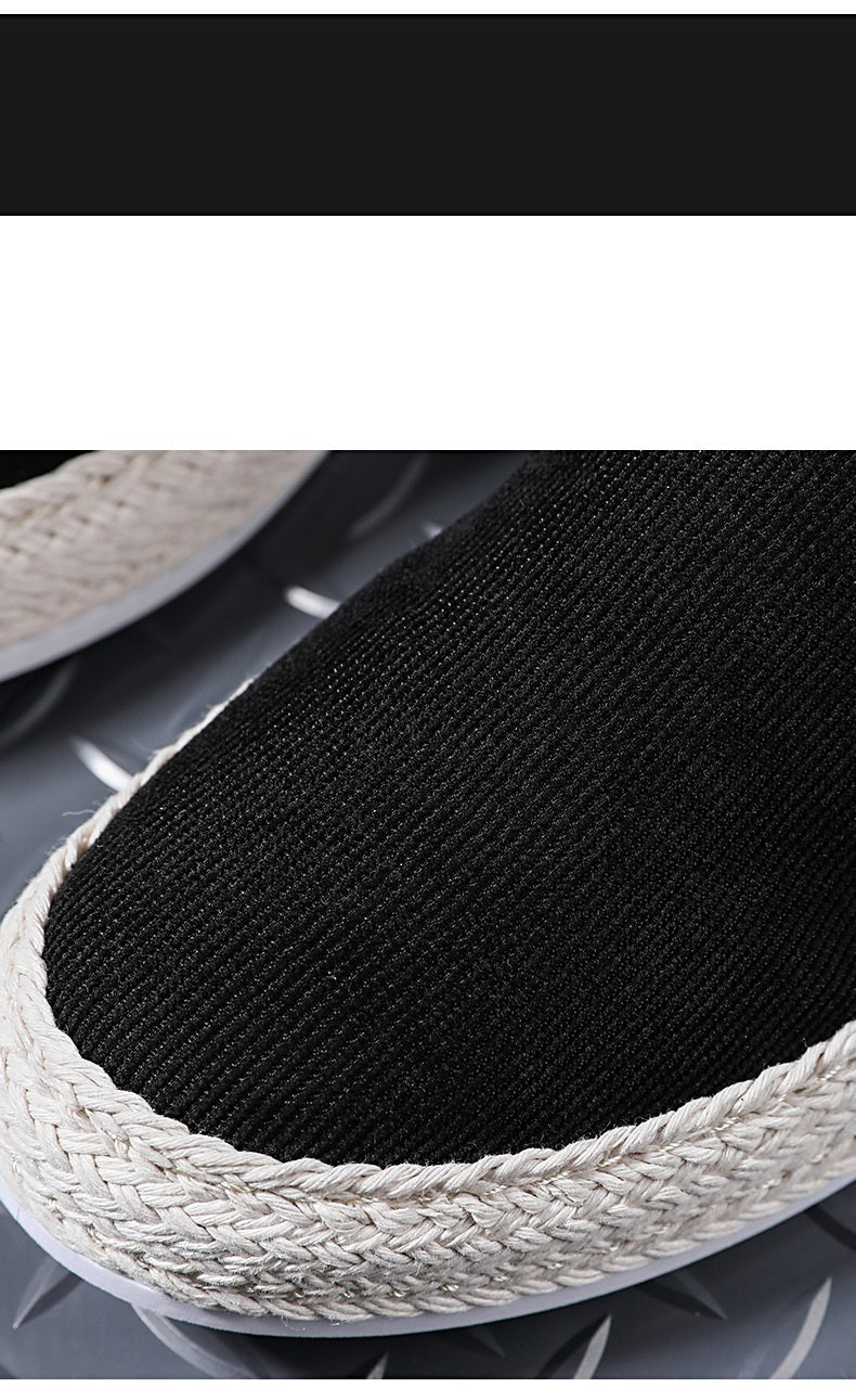Ice Silk Summer Respirant Toile mince Casual Board Chaussures Soft Bottom Non-slip Tout-matchin