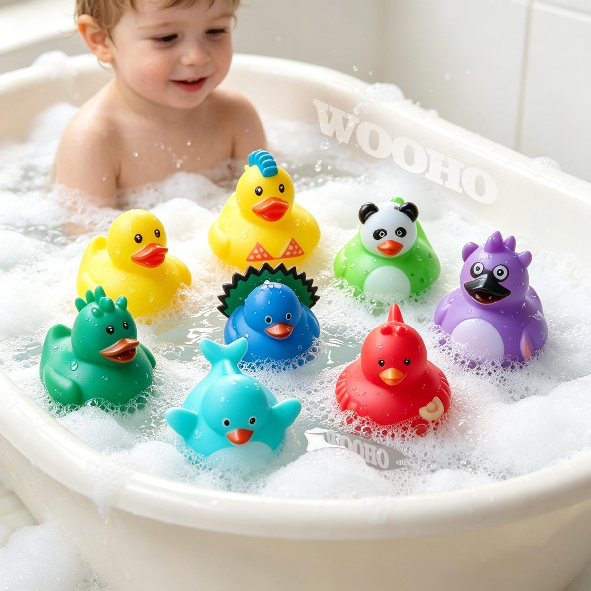 Mini Rubber Duck Multipack Cute Bath Toys for Kids