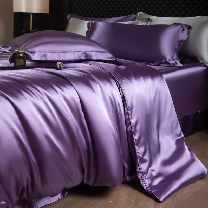 Luxury Real Double Side Silk Naked-Sleep Couverture de couettes