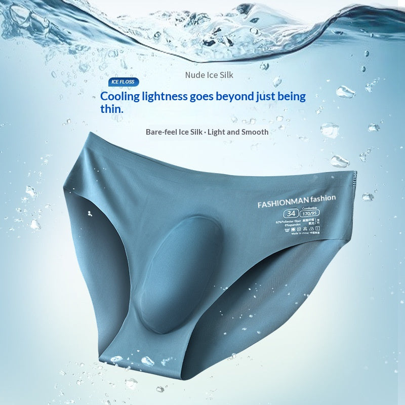 Ice-silk Seamless Summer Mens Slips glacé et respirant