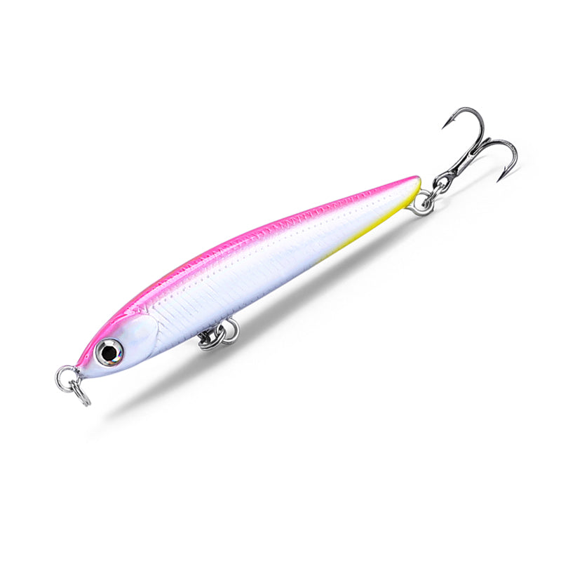 Long-distance casting of artificial lures for freshwater streams