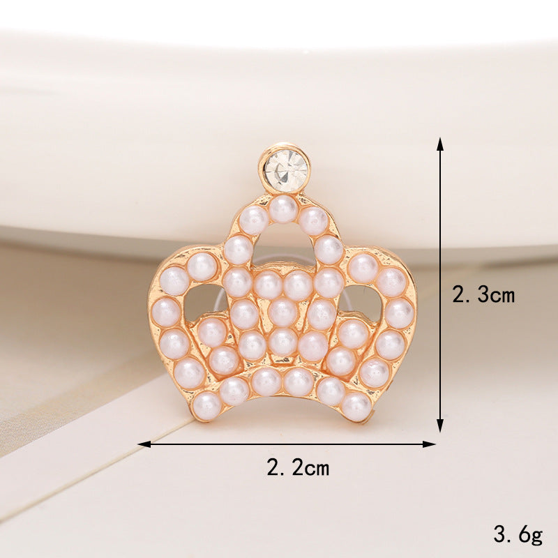 Jeans Button Trou Chaussures Diy Accessoires Bright Crystal Classic Style Ornement Accessoires