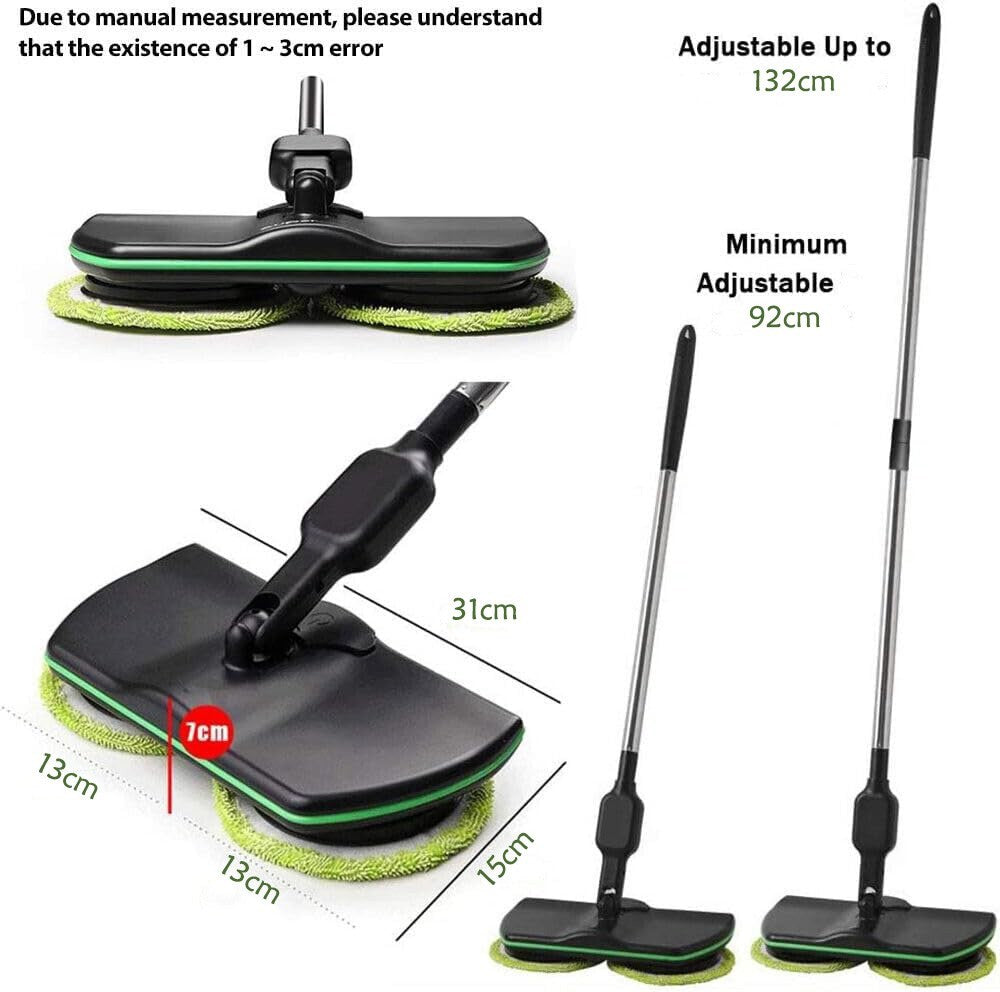 UK Cordless Power Electric Spinning Mop Nettoyeur de sol rechargeable Scrubber
