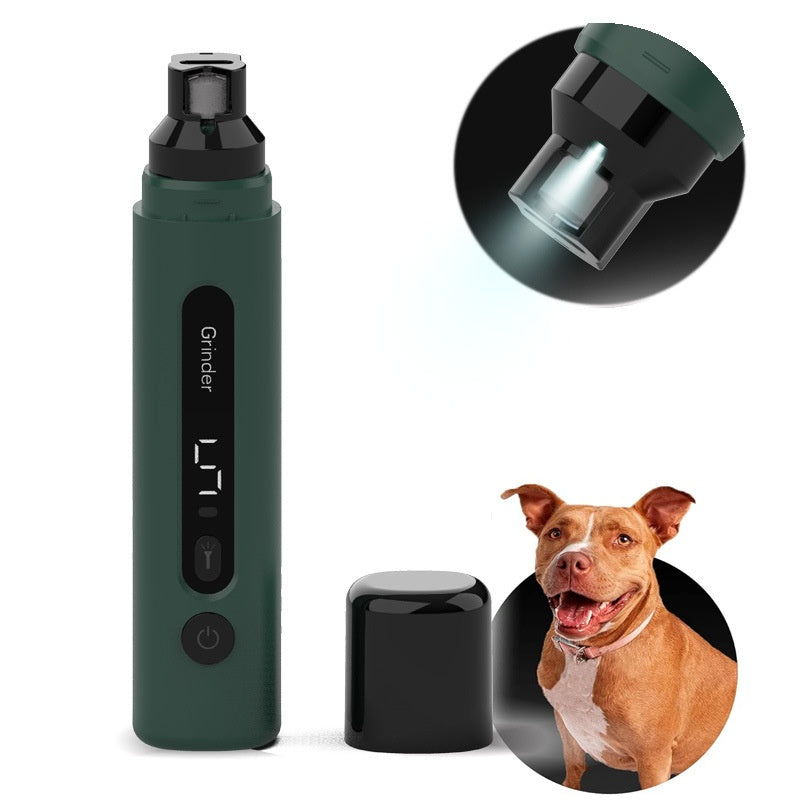 Grindeuse à ongles de chien Électrique Trimmers à ongles de chat Rechargeable Grinders à ongles de chat Wit Super silencieux