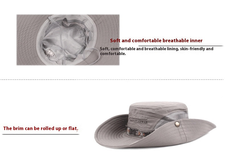 Chapeau de soleil extérieur en coton pour hommes
