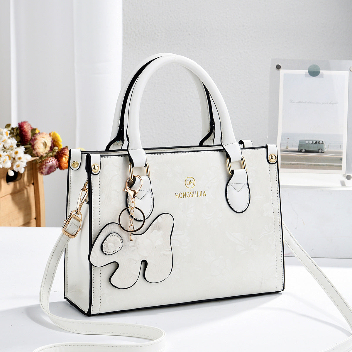 Sac à épaule polyvalent imprimé pour les mamans et les femmes