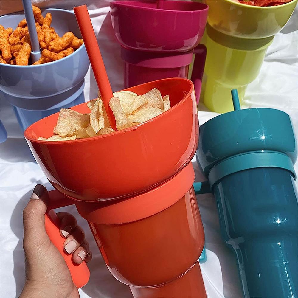Snack avec poignée en Straw Cup Kitchen Gadgets